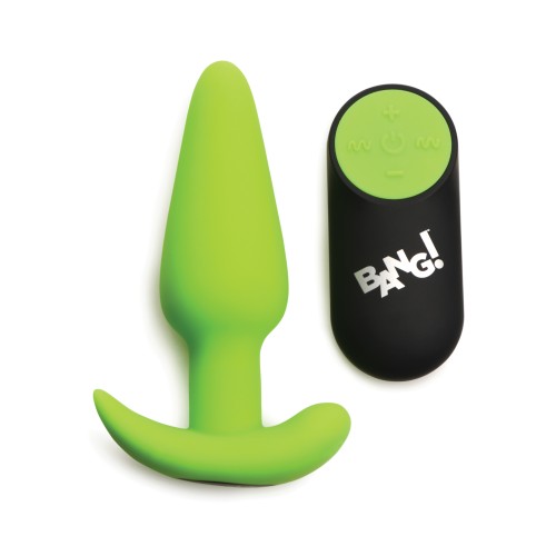 Bang! Plug Anal Control Remoto Glow in the Dark 21X