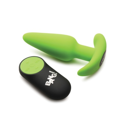 Bang! Plug Anal Control Remoto Glow in the Dark 21X