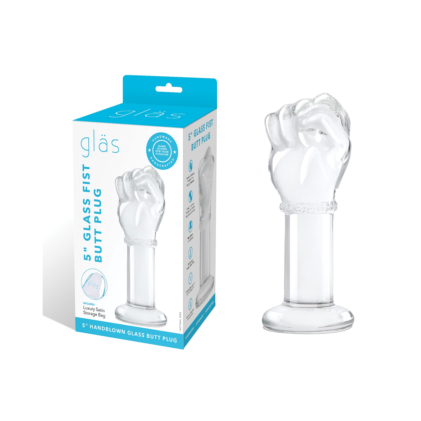 Glas 5 Inch Fist Anal Plug for Ultimate Pleasure