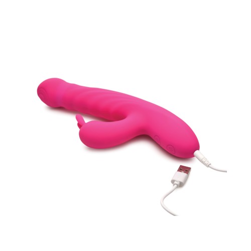 Bang 10X Thrusting Vibrating Rabbit Pink