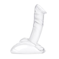 Glas 7.5 Inch Rideable Standing Cock Dildo