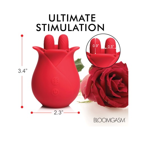 Bloomgasm The Rose Fondle 10X Estimulador Clitoriano - Rojo