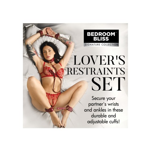 Bedroom Bliss Lover's Restraint Set Red