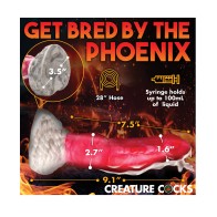 Dildo Squirting Creature Cocks Resurrector Phoenix - Rojo/Blanco