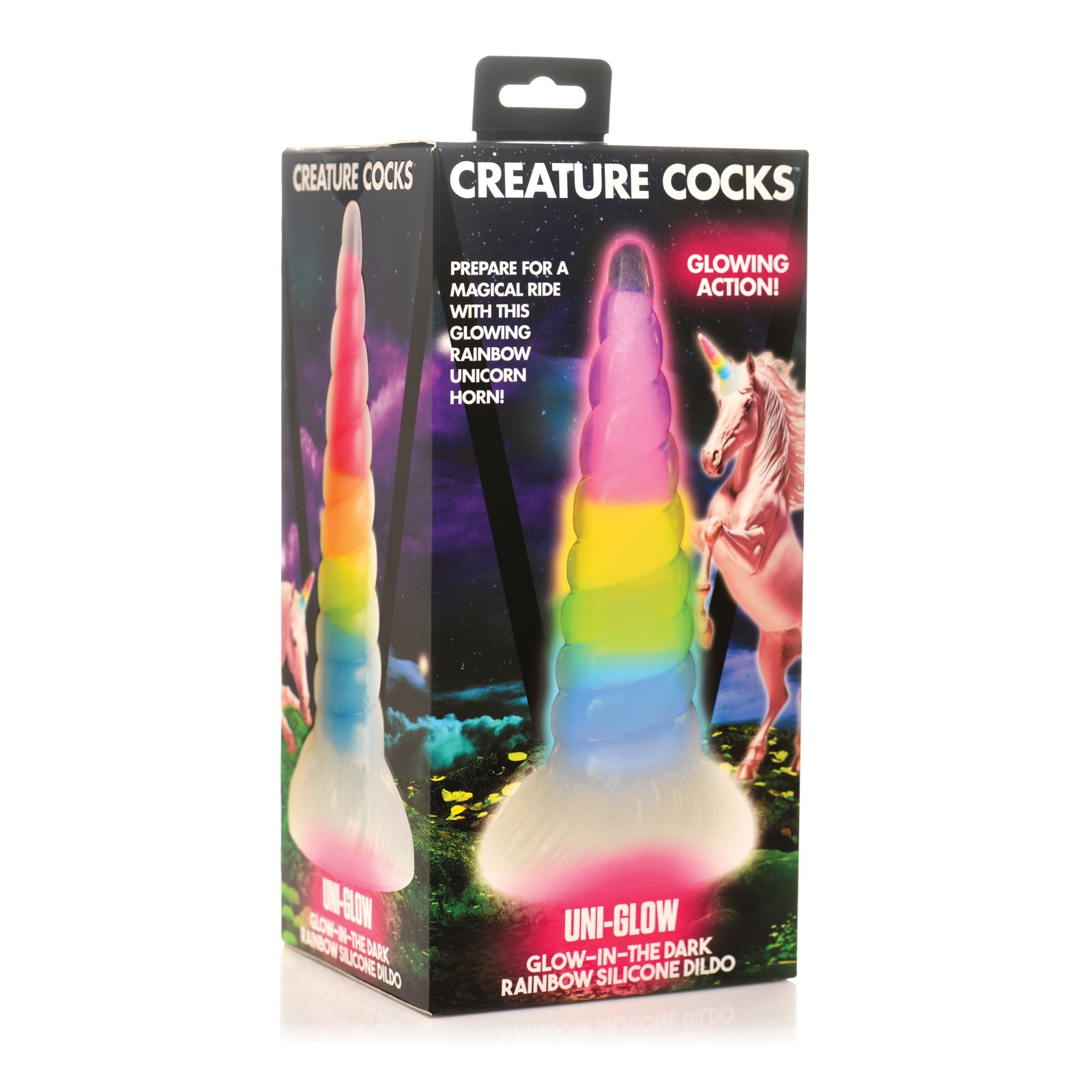 Creature Cocks Glow Dildo for Fantasy Play