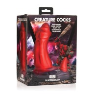 Creature Cocks Ogre Silicone Dildo Red