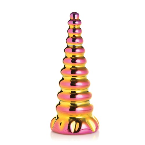 Twilight Rainbow Glass Dildo by Creature Cocks