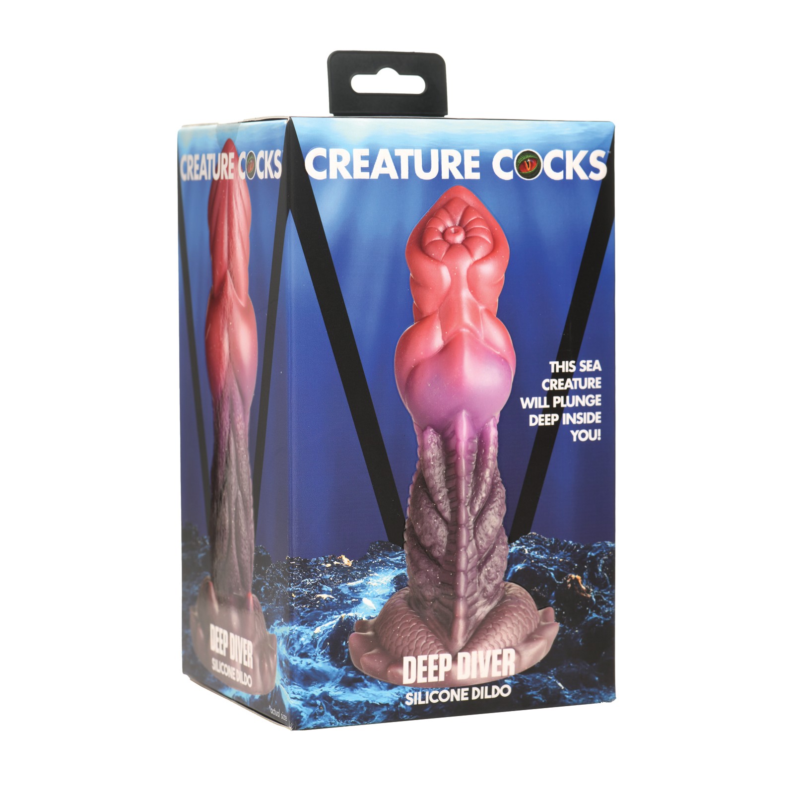 Creature Cocks Deep Diver Silicone Dildo for Fantasy Play