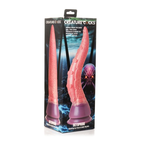 Dildo de Silicona Tentáculo Octoprobe - Rosa/Púrpura