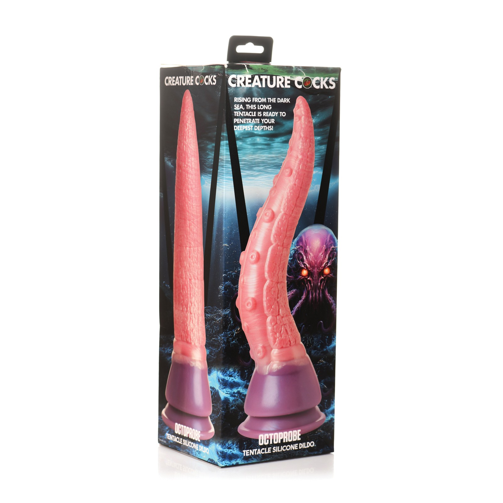 Creature Cocks Octoprobe Tentacle Silicone Dildo - Pink/Purple