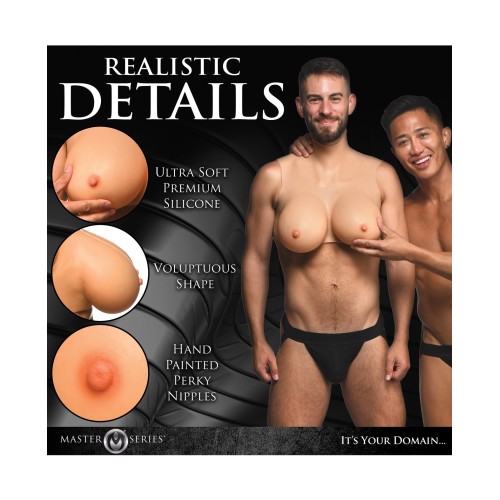 Master Series G Cup Silicone Breasts for Roleplay