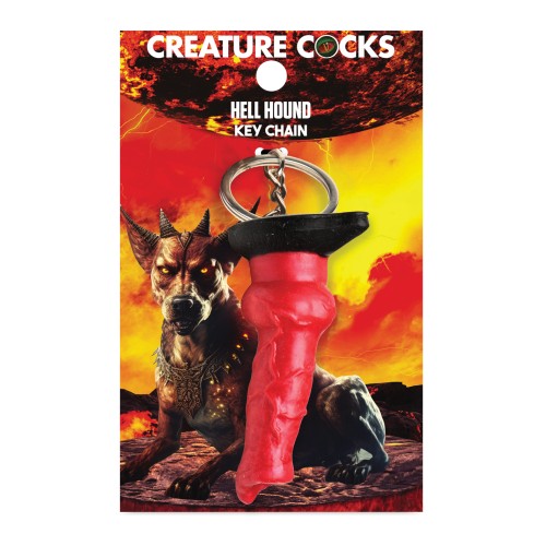 Llave de Silicona Creature Cocks Hell-Hound - Roja