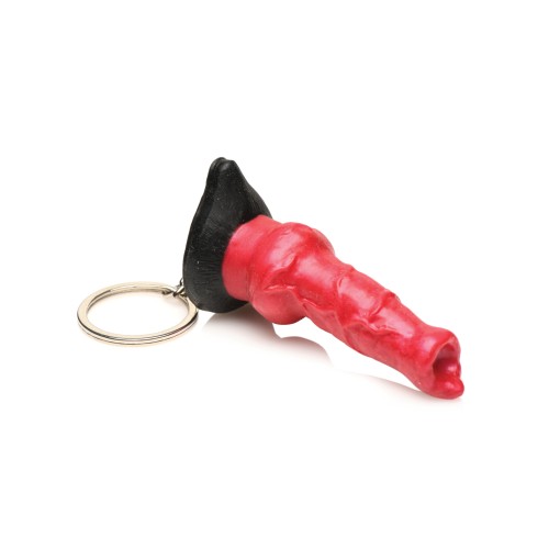 Creature Cocks Hell-Hound Silicone Key Chain - Red