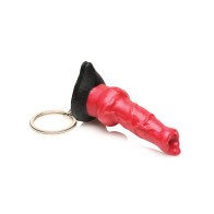 Llave de Silicona Creature Cocks Hell-Hound - Roja