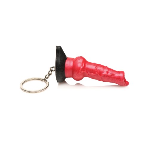 Creature Cocks Hell-Hound Silicone Key Chain - Red