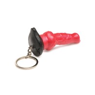 Creature Cocks Hell-Hound Silicone Key Chain - Red