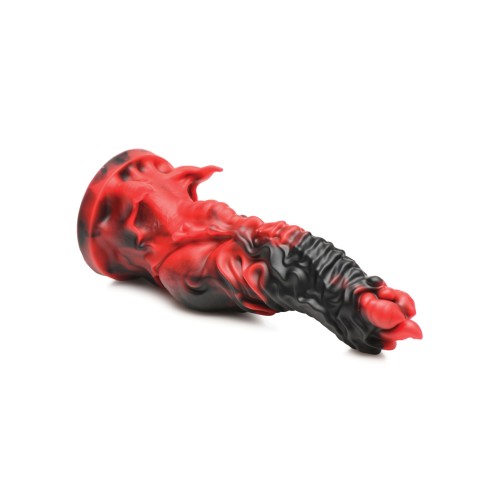 Dildo de Silicona Creature Cocks Mephisto Negro Rojo