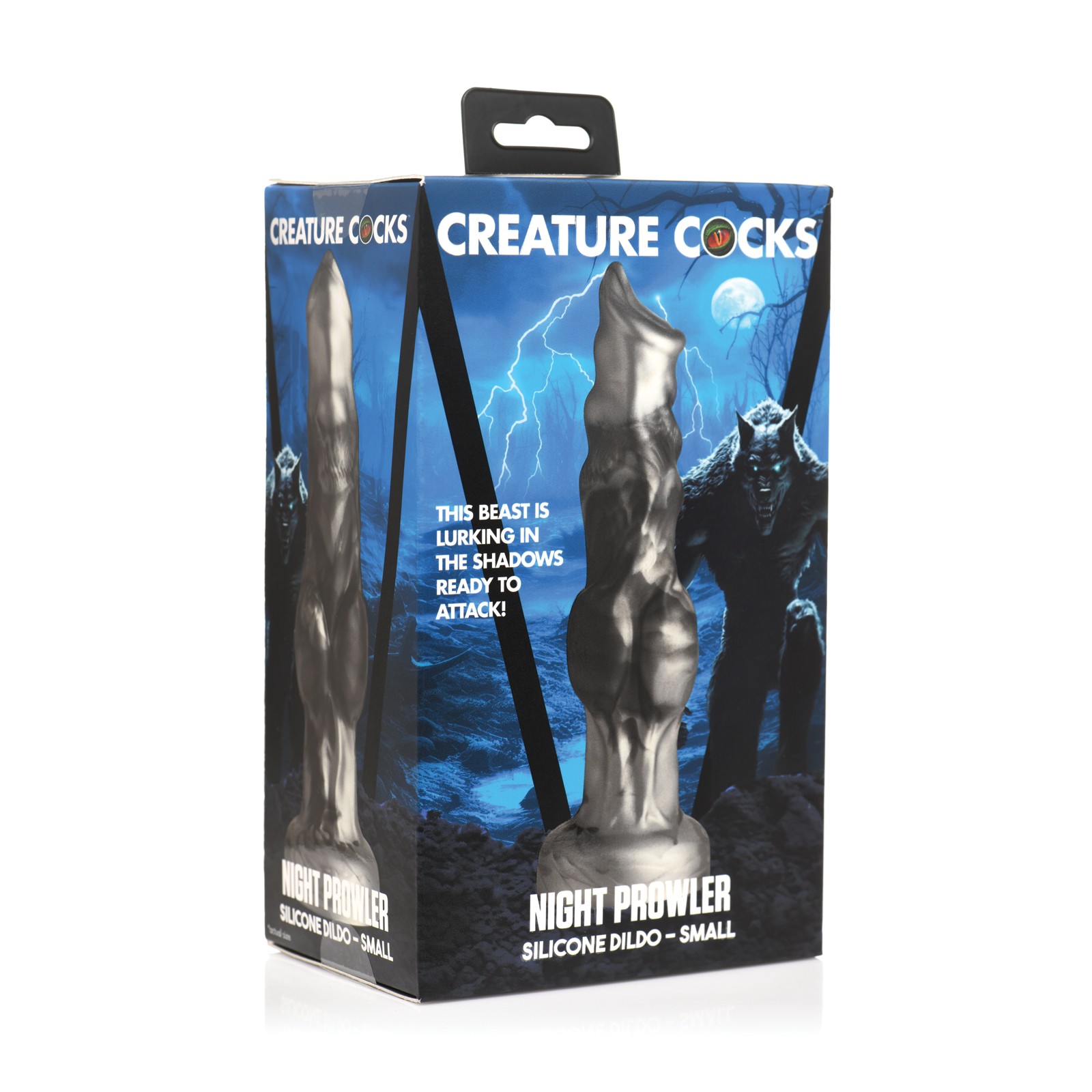 Dildo Creature Cocks Night Prowler - Negro/Plateado