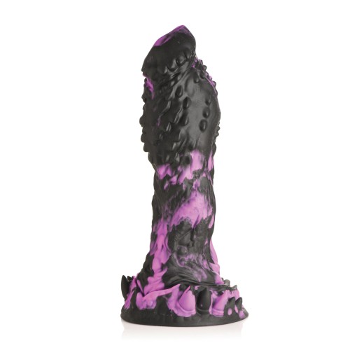 Creature Cocks Grim Silicone Dildo - Black/Purple