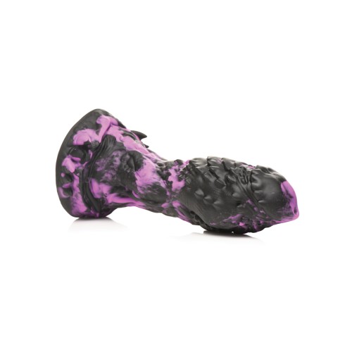 Creature Cocks Grim Silicone Dildo - Black/Purple