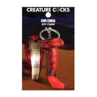 Creature Cocks Key Chain King Cobra Silicone