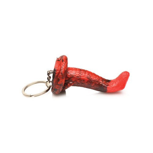 Creature Cocks Key Chain King Cobra Silicone