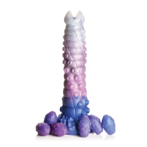 Creature Cocks Tenta-Queen Ovipositor Silicone Dildo with Eggs - Multi Color