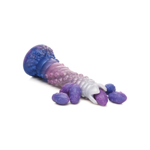 Dildo Ovipositor de Silicona Creature Cocks Tenta-Queen con Huevos - Multicolor