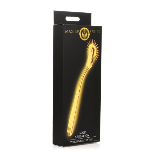 Master Series Gold Sensation Wartenberg Wheel for Sensation Play