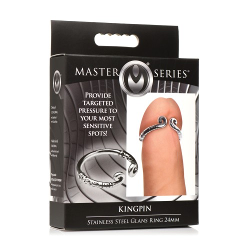 Master Series Kingpin Stainless Steel Glans Ring 24mm