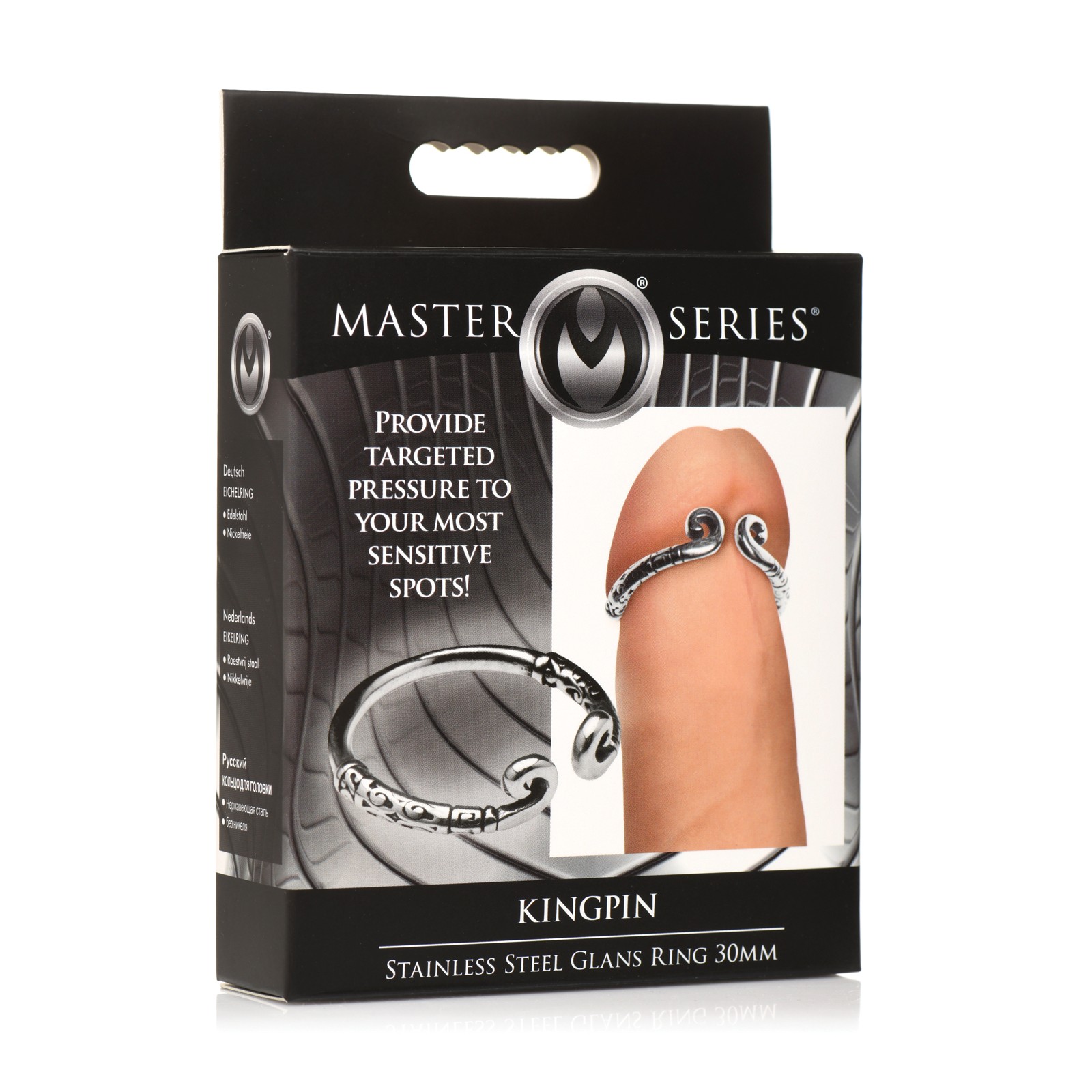 Anillo de Acero Inoxidable Kingpin de Master Series 30mm