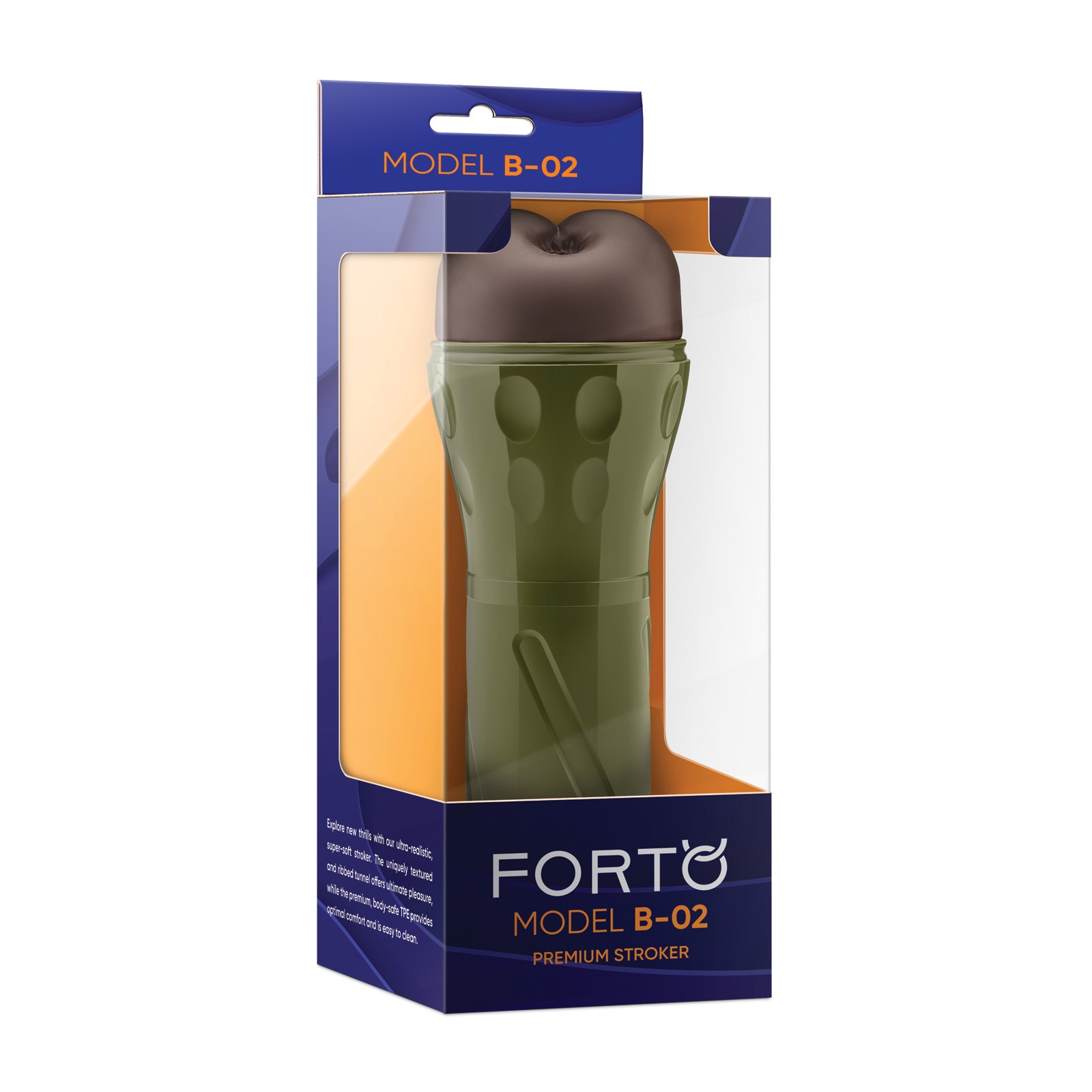 Masturbador Forto Modelo B-02 Hard-Side - Oscuro