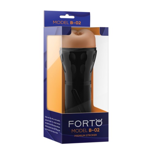 Forto Modelo B-02 Masturbador de Piel Dura - Bronceado