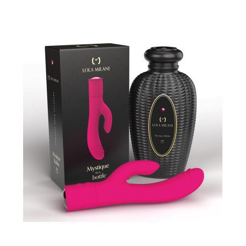 Conejito Mystique Lola Milani Botella Negra Fucsia