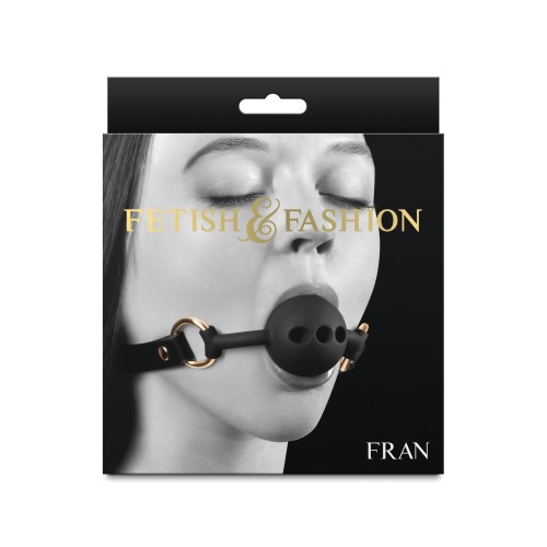 Fran Ball Gag Fetish & Fashion Negro - Mejora el Placer