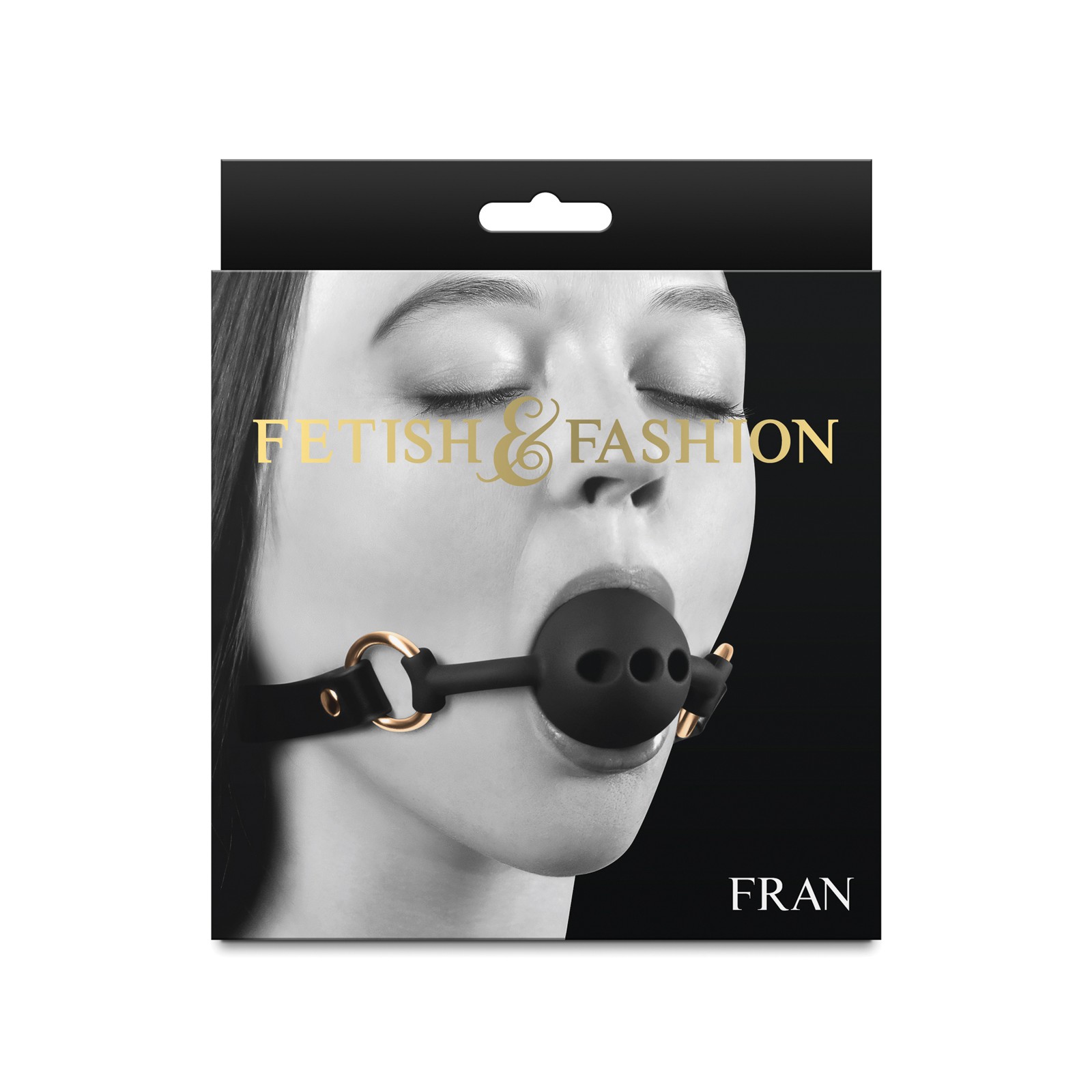 Fetish & Fashion Fran Ball Gag Black - Enhancing Pleasure