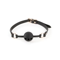 Fetish & Fashion Fran Ball Gag Black - Enhancing Pleasure