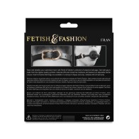 Fetish & Fashion Fran Ball Gag Black - Enhancing Pleasure