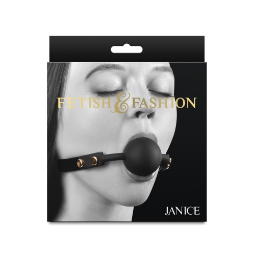 Ball Gag Janice Fetish y Fashion Negro