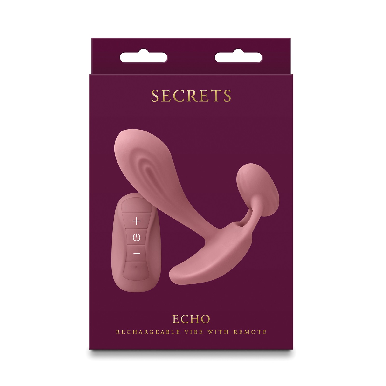 Vibrador Echo de Secrets - Rosa Polvoriento