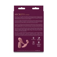 Vibrador Echo de Secrets - Rosa Polvoriento