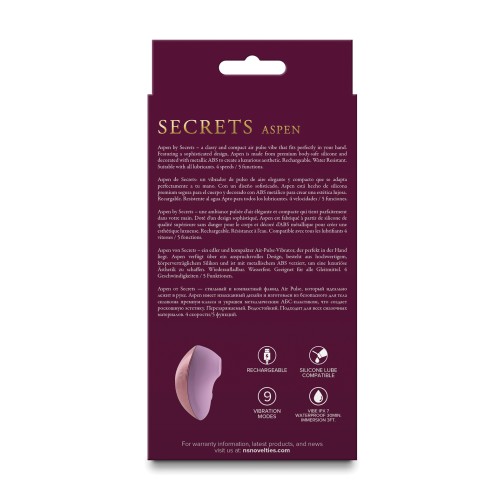 Secrets Aspen Lavanda Vibrador de Pulso Aéreo