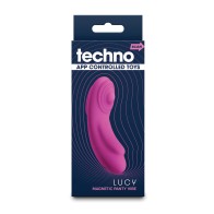 Vibrador de Panty Controlado por App Techno Lucy Magenta