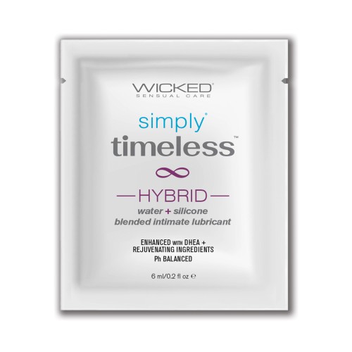 Wicked Sensual Care Simply Timeless Lubricante Híbrido - 0.2 oz