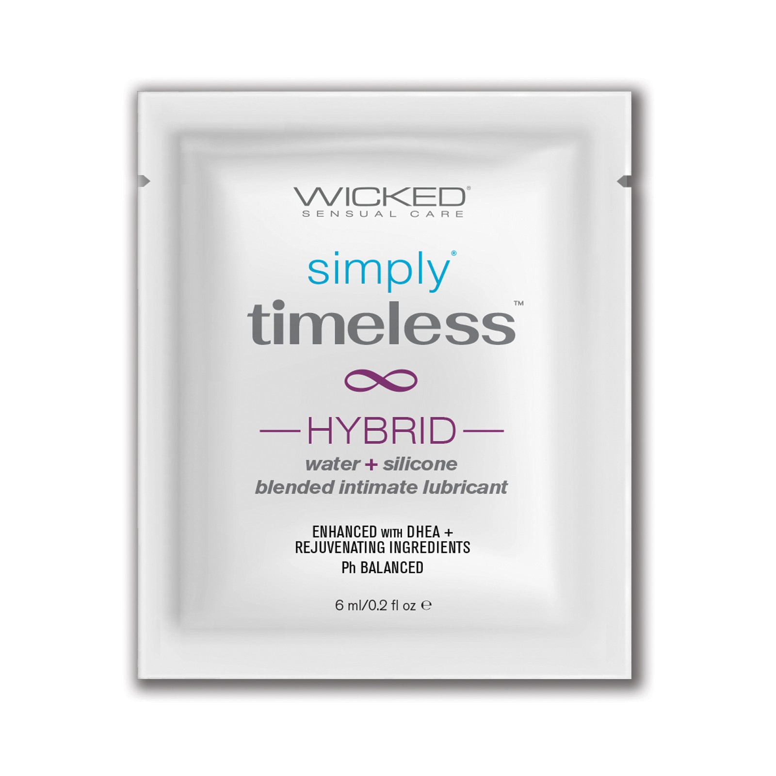 Wicked Sensual Care Simply Timeless Lubricante Híbrido - 0.2 oz