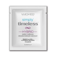 Wicked Sensual Care Simply Timeless Lubricante Híbrido - 0.2 oz