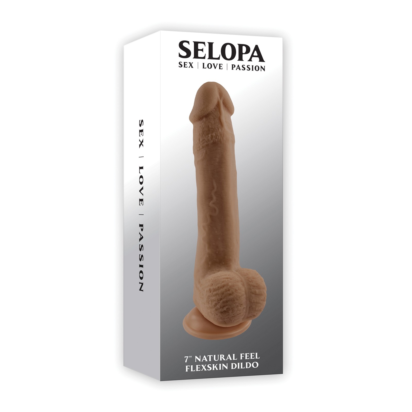 Dildo Selopa Natural Feel de 7 Flexskin Oscuro