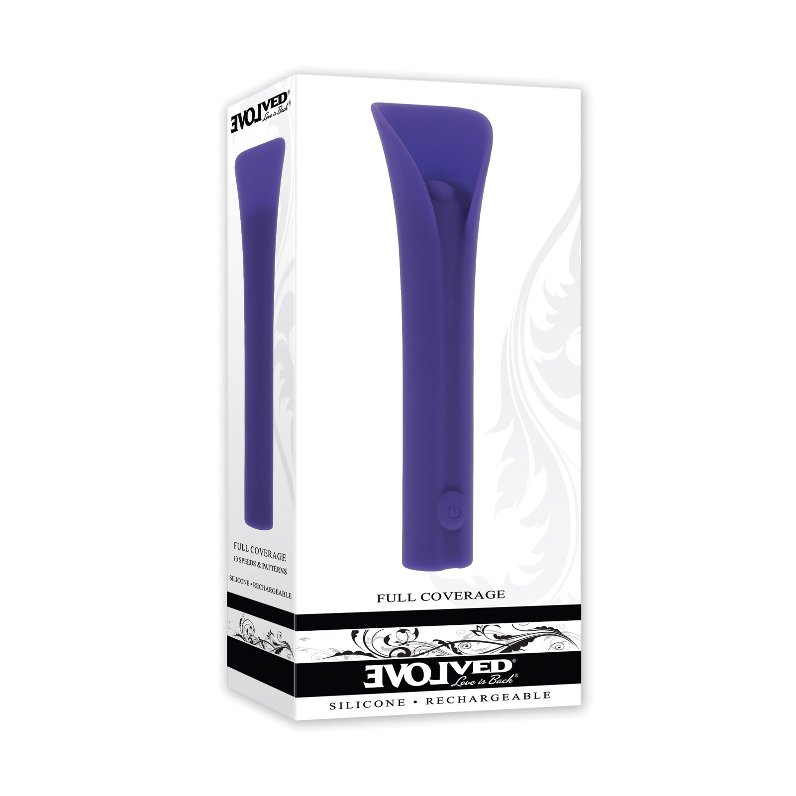 Evolved Full Coverage Vibrating Stimulator - Purple