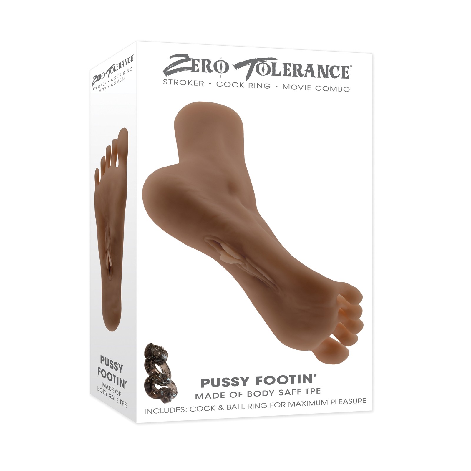 Masturbador Zero Tolerance Foot de Placer Oscuro