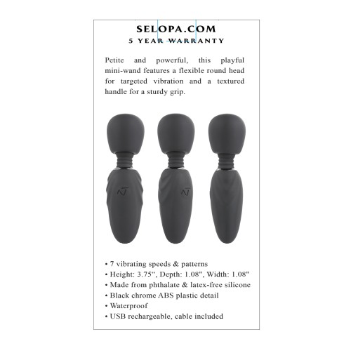 Selopa Buzz One Out Mini Wand Black